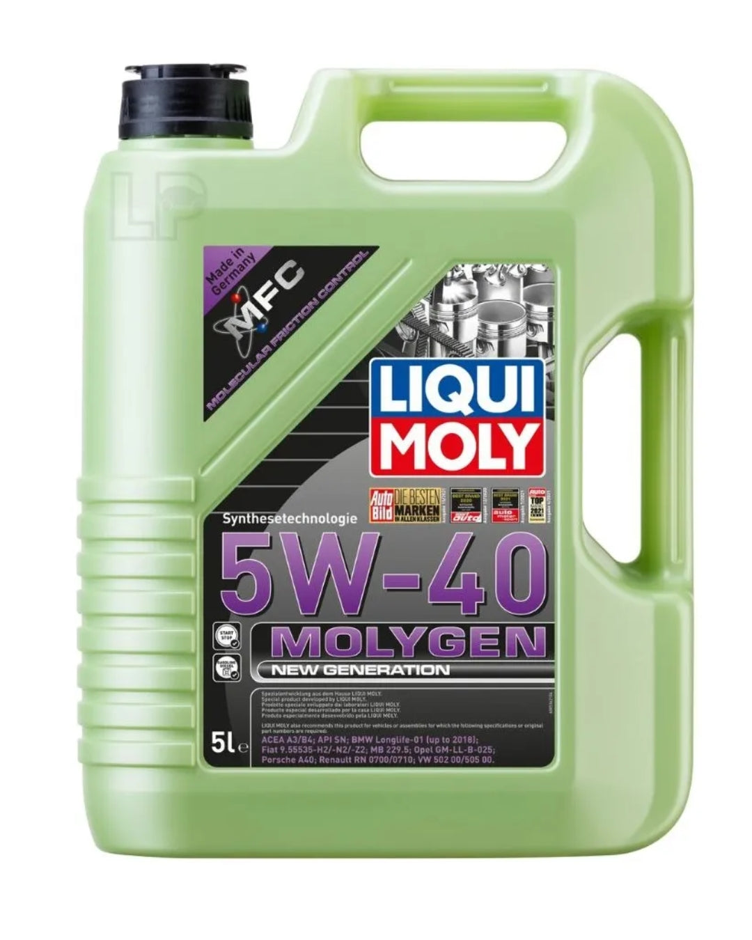 Liqui Moly Molygen 5w40 5 LITROS