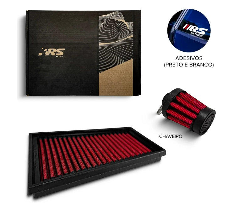 Filtro de Ar Esportivo Inbox RS2934 Rs Filter GM Onix 1.0 Turbo