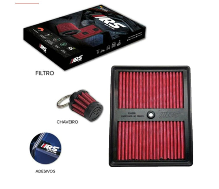 Filtro de Ar Esportivo Inbox RS4280 VW Virtus/Polo 1.0 TSi